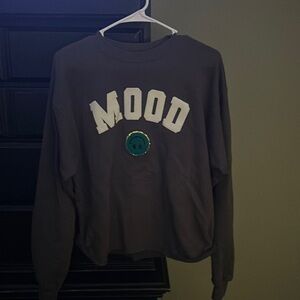 Hanes eco smart size medium long cropped sweatshirt.